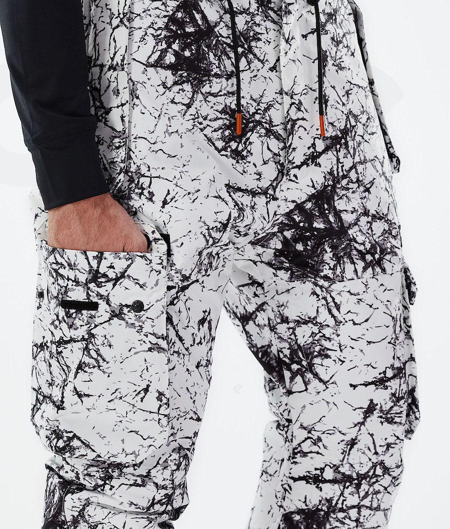 Dope Iconic 2021 Ski Hosen Herren Weiß Schwarz | CH2420PQ