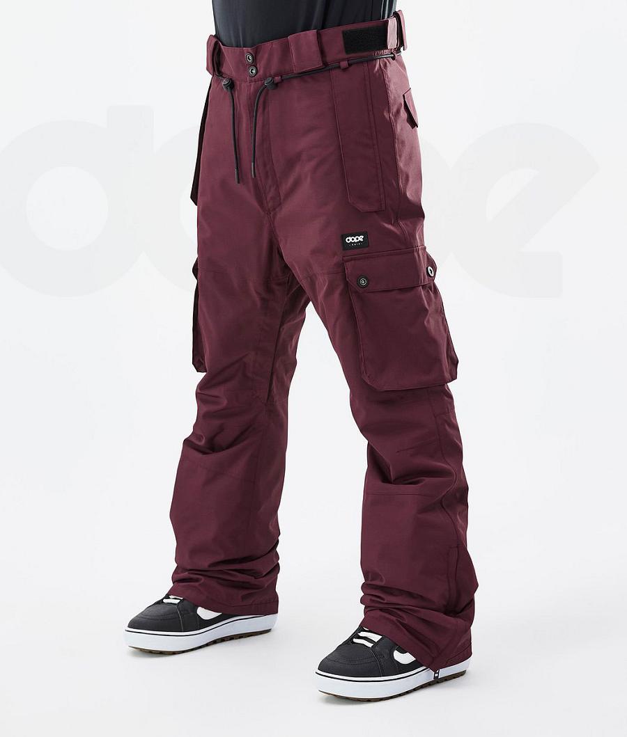 Dope Iconic Don Snowboardhosen Herren Bordeaux | CH2478RW