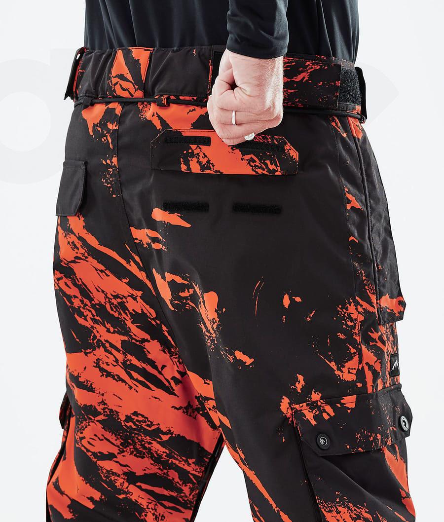 Dope Iconic Paint Ski Hosen Herren Orange | CH2414HK