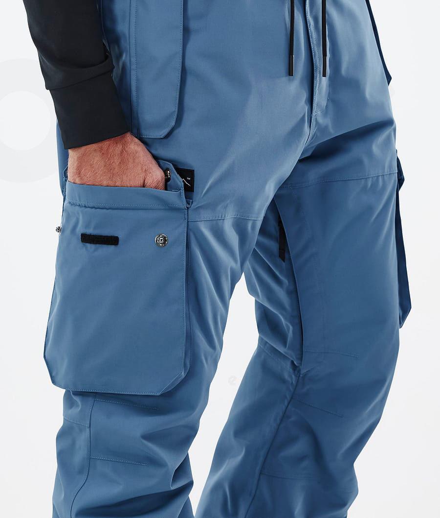 Dope Iconic Ski Hosen Herren Blau Grau | CH2434CE