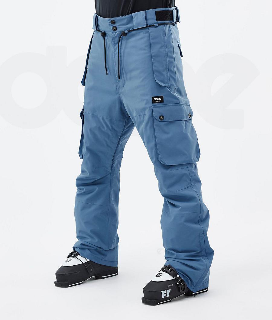 Dope Iconic Ski Hosen Herren Blau Grau | CH2434CE