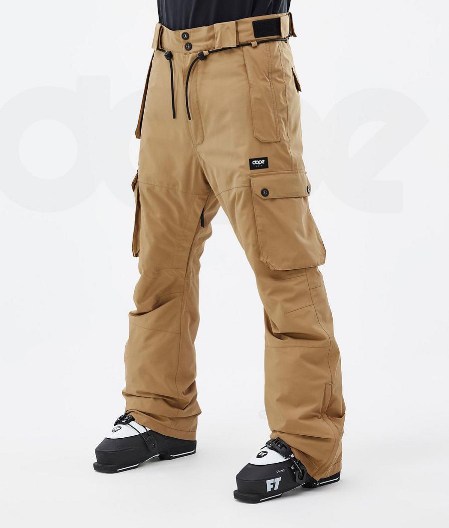 Dope Iconic Ski Hosen Herren Gold | CH2438KI