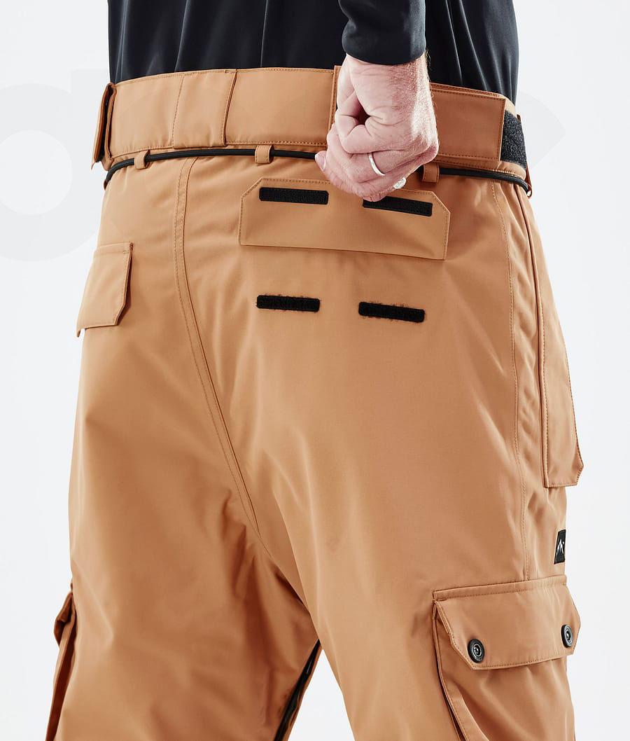 Dope Iconic Ski Hosen Herren Khaki Gelb | CH2435XF