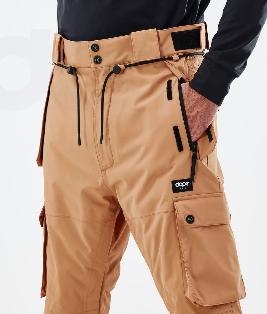 Dope Iconic Ski Hosen Herren Khaki Gelb | CH2435XF