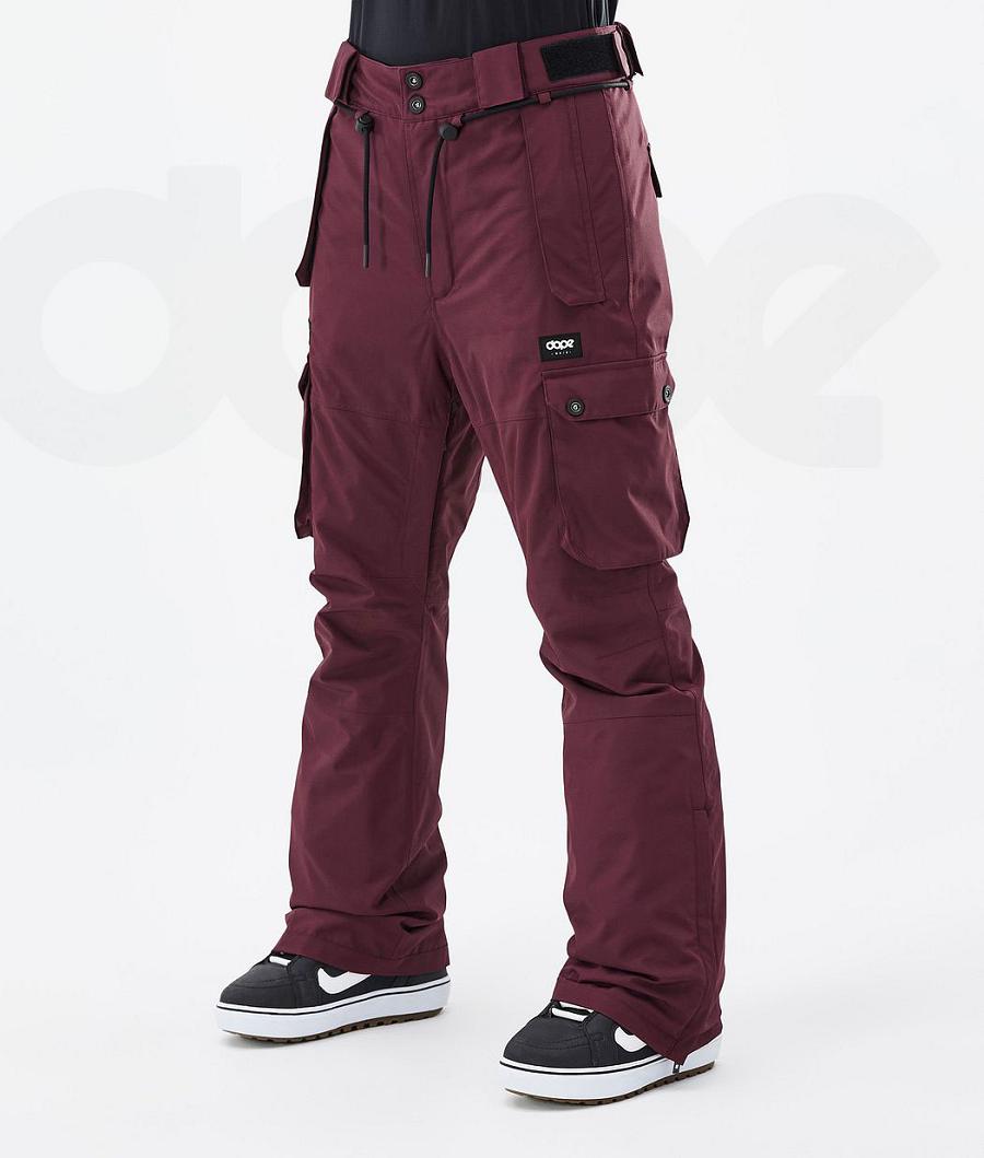 Dope Iconic W Don Snowboardhosen Damen Bordeaux | CH1786XF