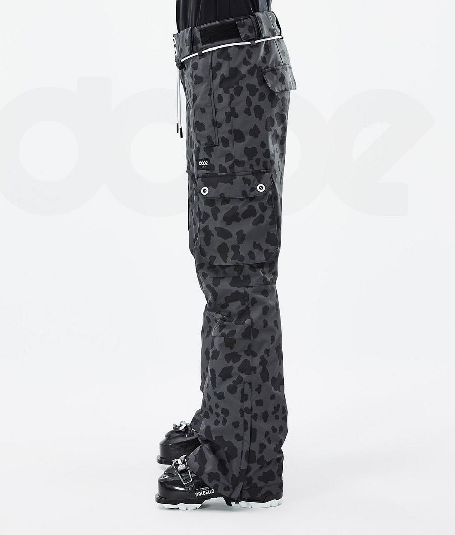 Dope Iconic W Dots Ski Hosen Damen Schwarz | CH1720UT