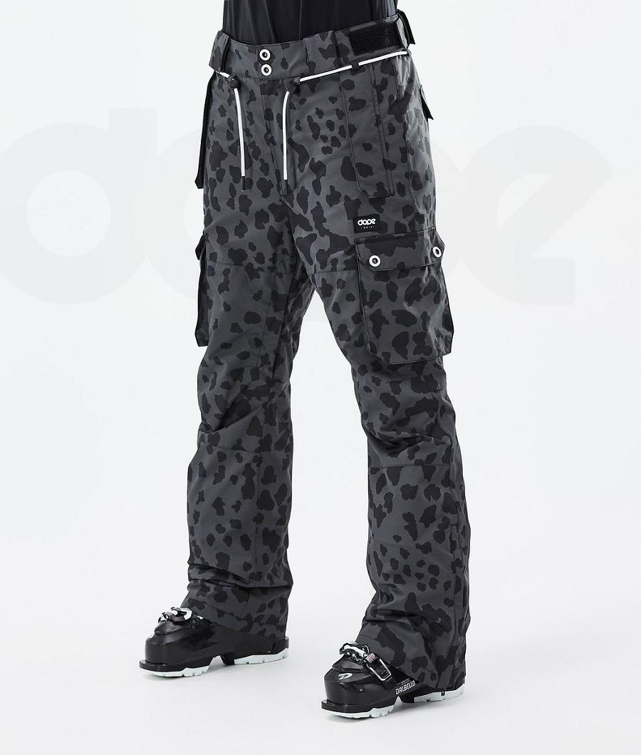 Dope Iconic W Dots Ski Hosen Damen Schwarz | CH1720UT