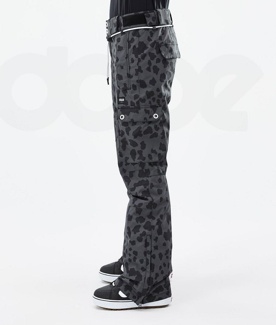 Dope Iconic W Dots Snowboardhosen Damen Schwarz | CH1785ZG