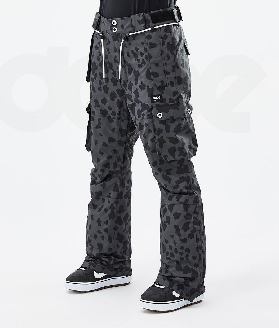 Dope Iconic W Dots Snowboardhosen Damen Schwarz | CH1785ZG