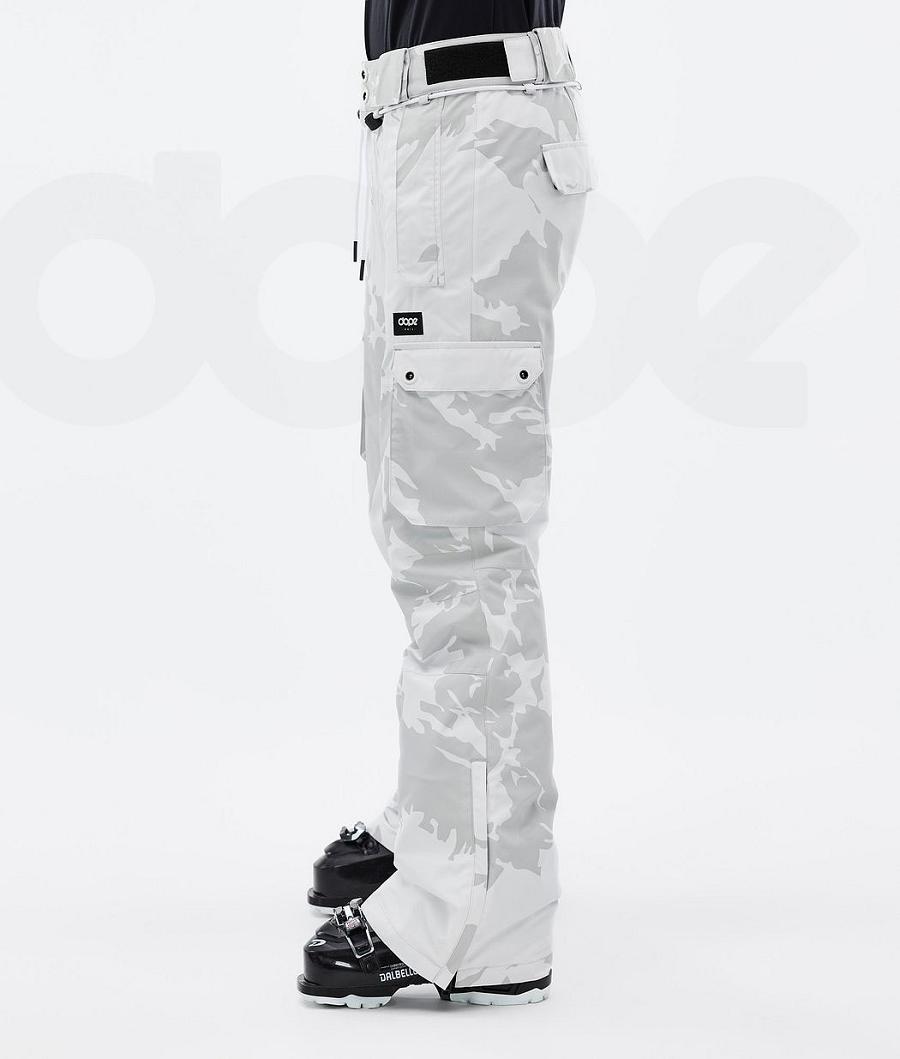 Dope Iconic W Ski Hosen Damen Grau Camouflage | CH1733ZG