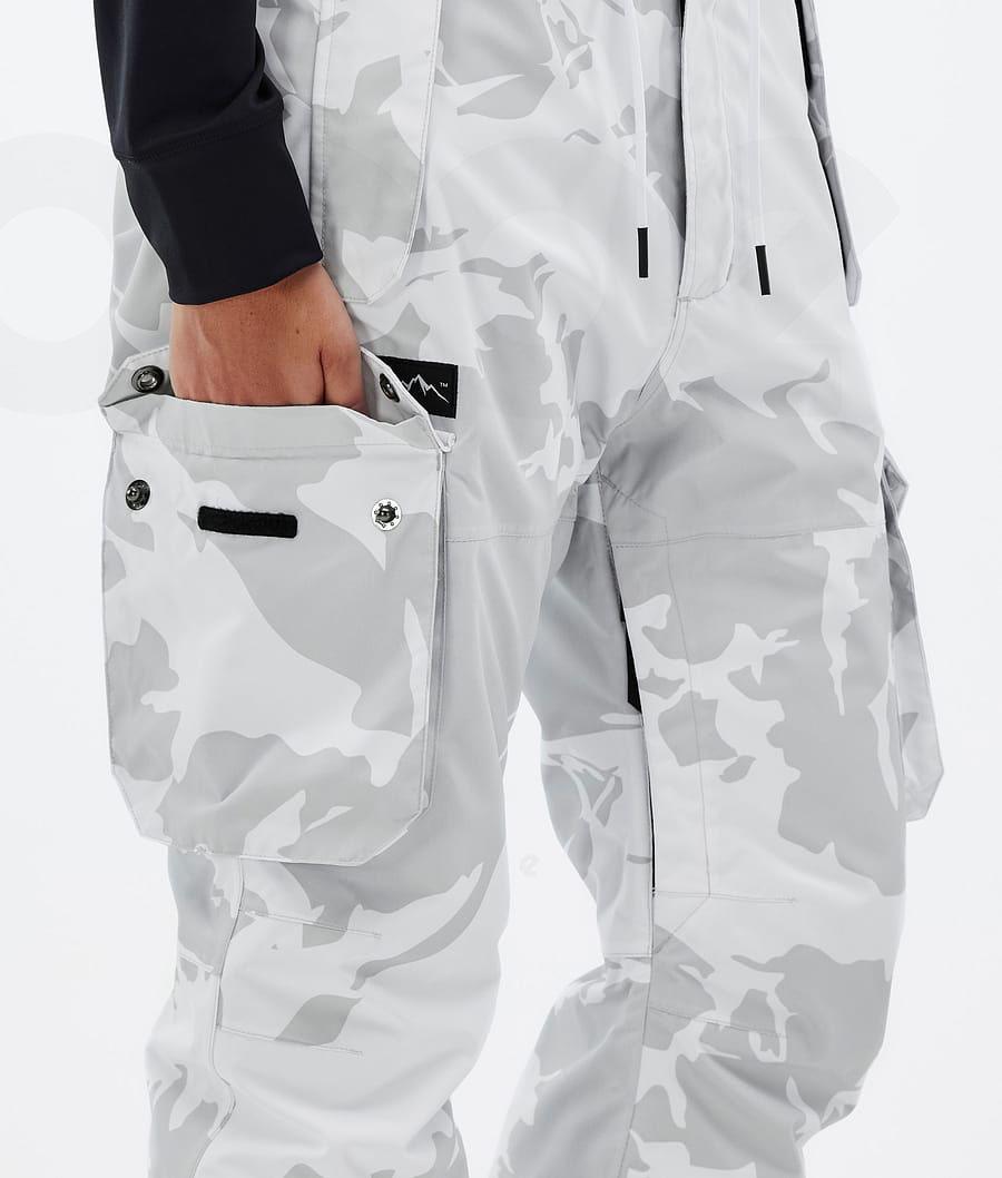 Dope Iconic W Ski Hosen Damen Grau Camouflage | CH1733ZG