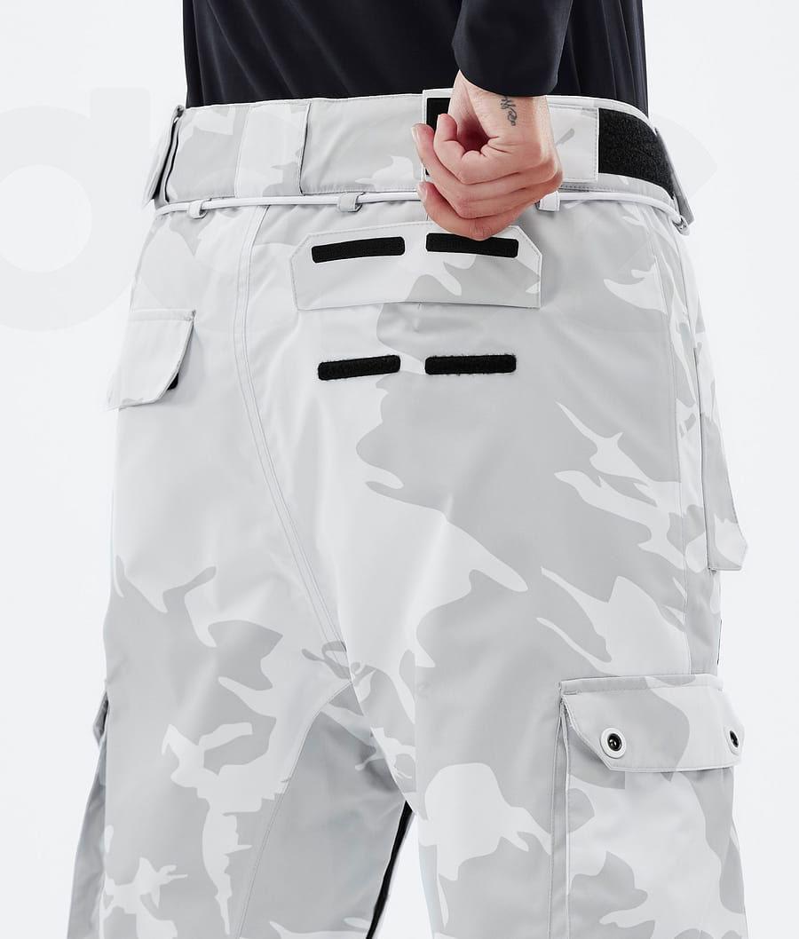 Dope Iconic W Ski Hosen Damen Grau Camouflage | CH1733ZG