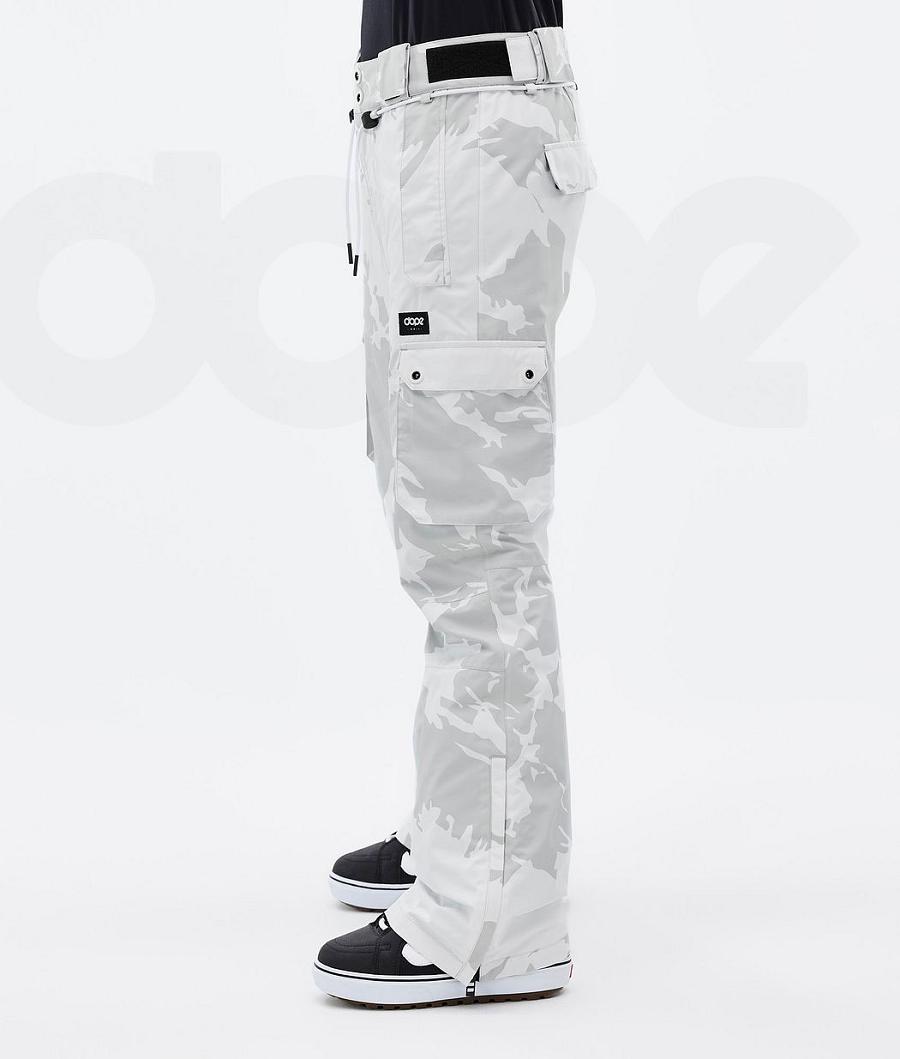 Dope Iconic W Snowboardhosen Damen Grau Camouflage | CH1795RW