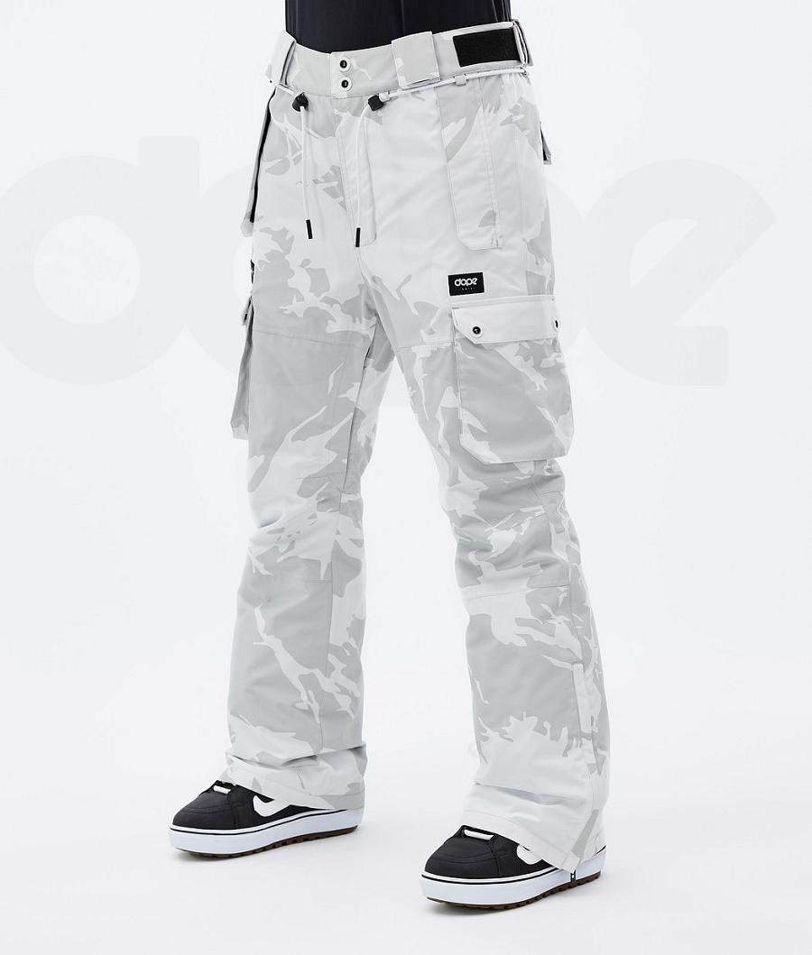 Dope Iconic W Snowboardhosen Damen Grau Camouflage | CH1795RW