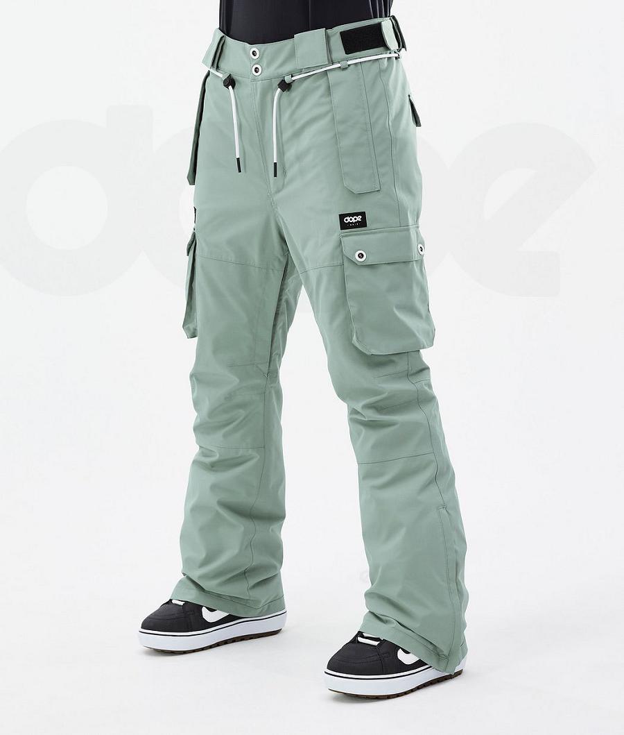 Dope Iconic W Snowboardhosen Damen Mintfarben | CH1797YU