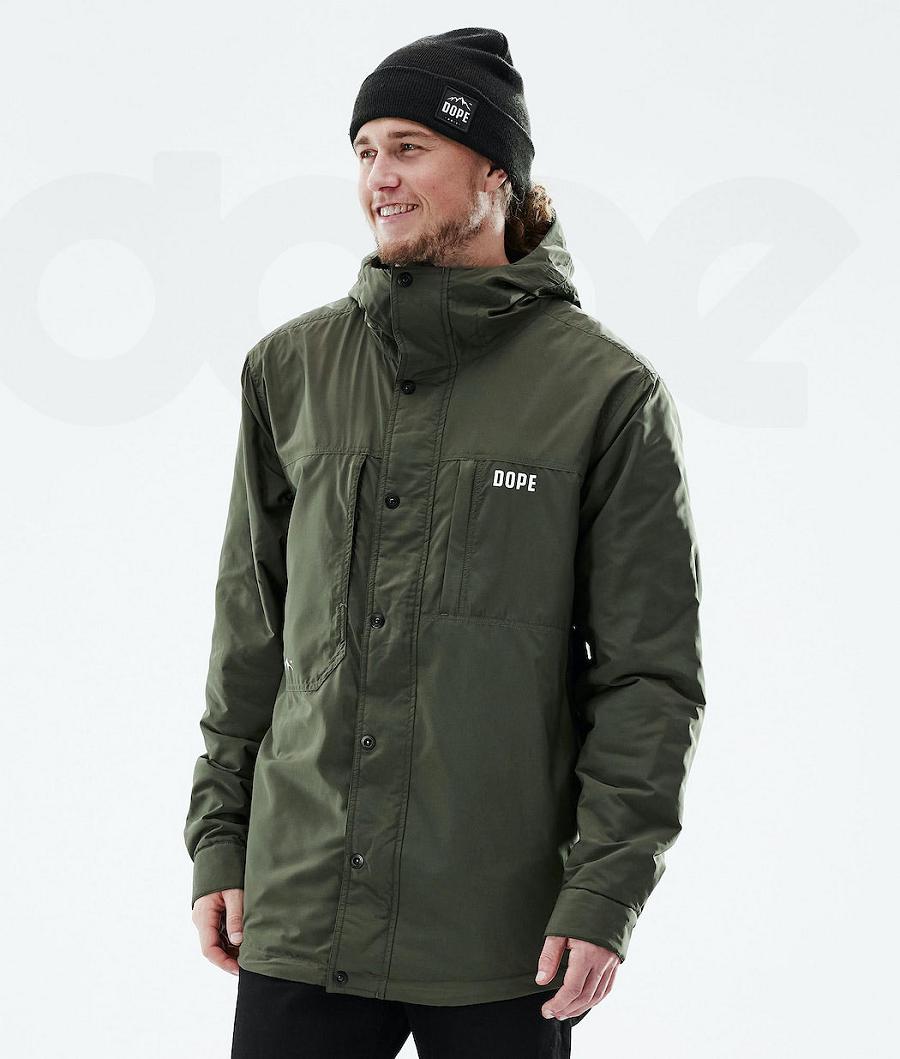 Dope Insulated Outdoor-jacken Herren Olivgrün Grün | CH2368PQ