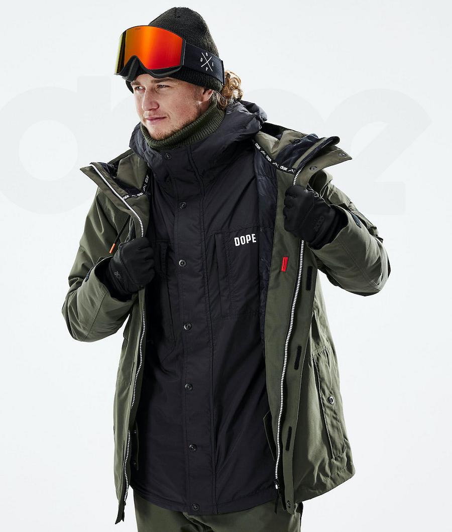 Dope Insulated Snowboardjacken Herren Schwarz | CH2278LH