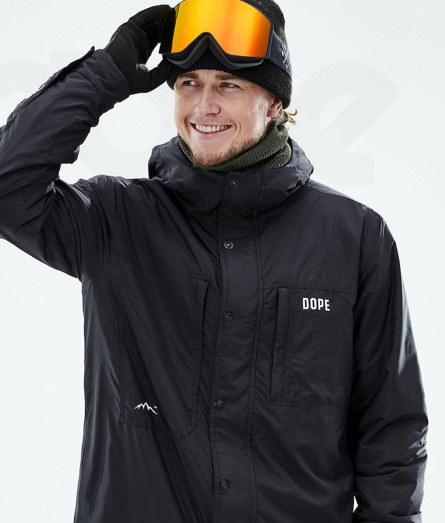 Dope Insulated Snowboardjacken Herren Schwarz | CH2278LH