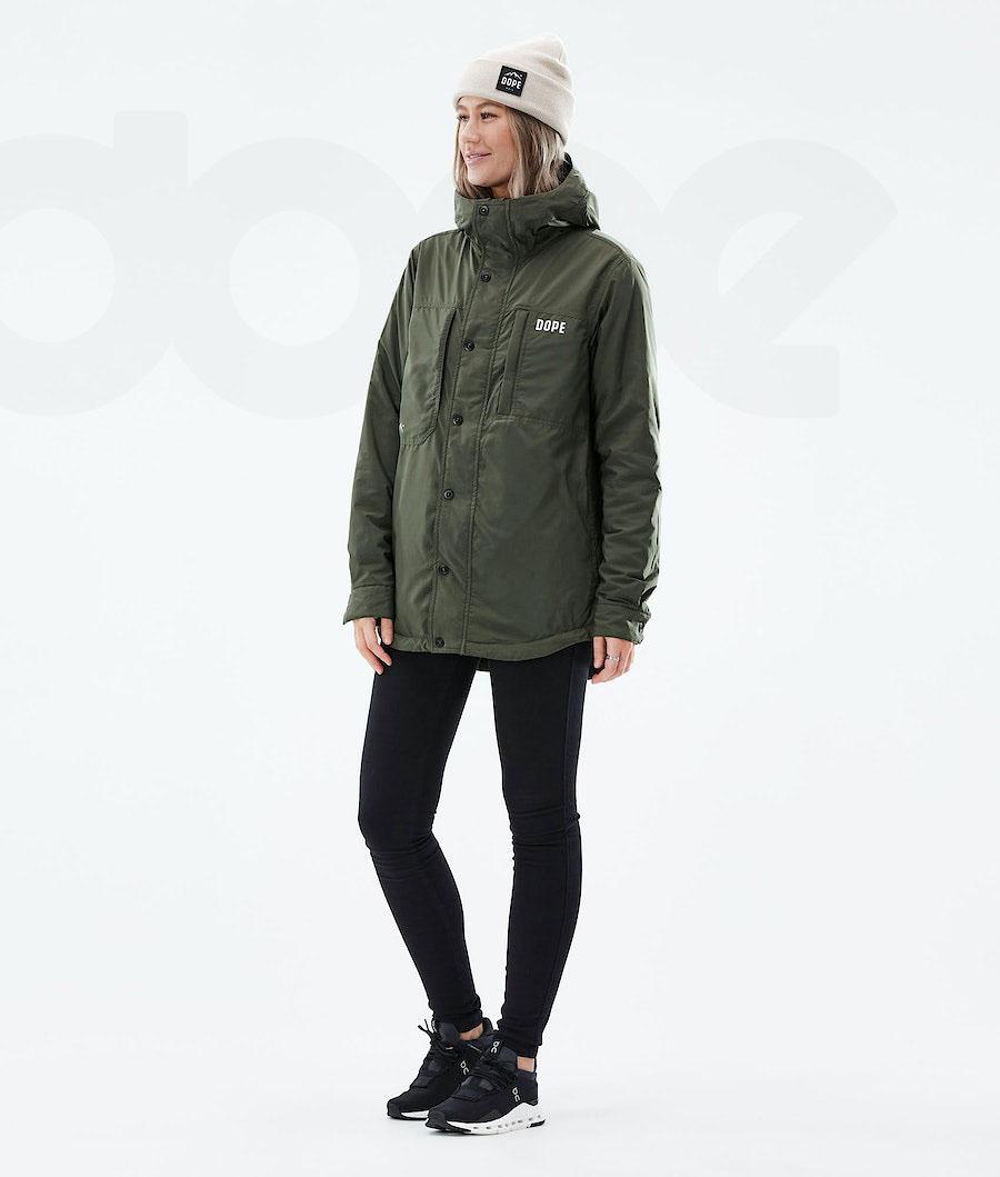 Dope Insulated W Outdoor-jacken Damen Olivgrün Grün | CH1331IS