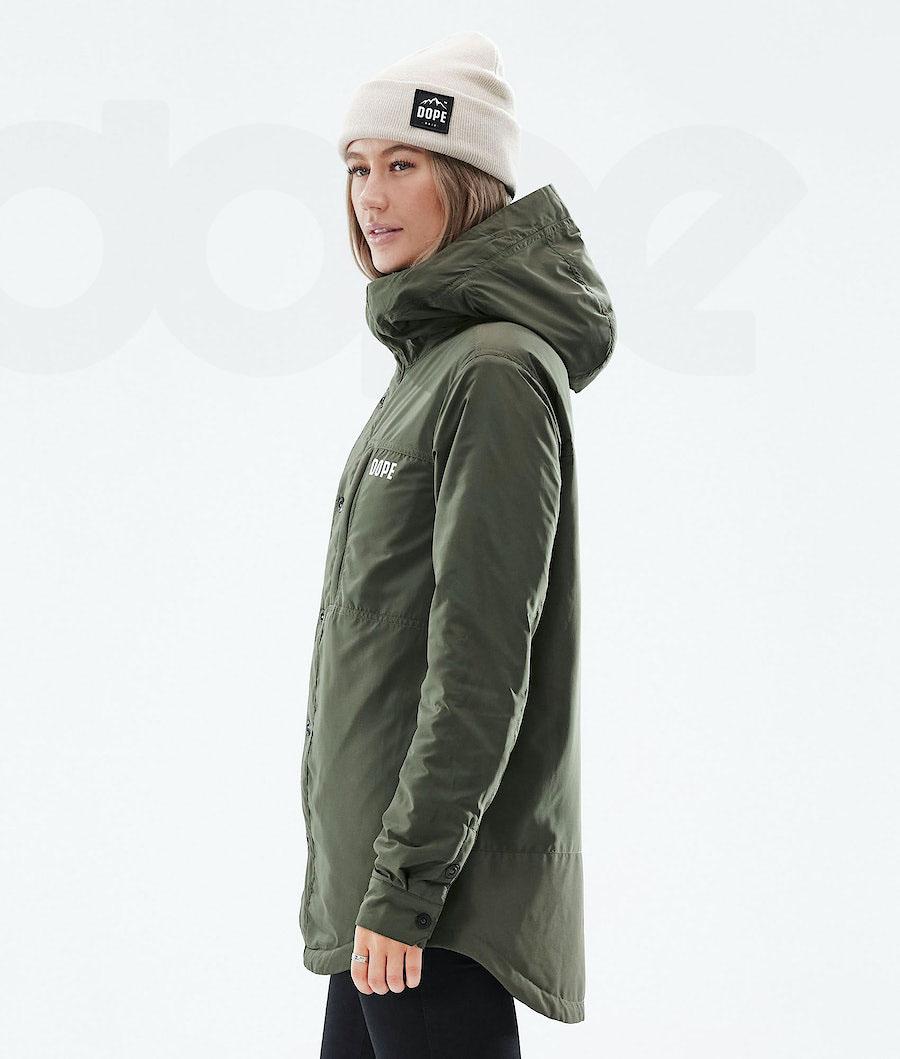 Dope Insulated W Outdoor-jacken Damen Olivgrün Grün | CH1331IS