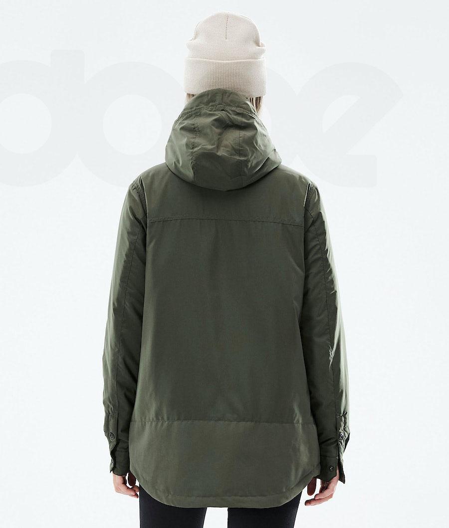 Dope Insulated W Outdoor-jacken Damen Olivgrün Grün | CH1331IS