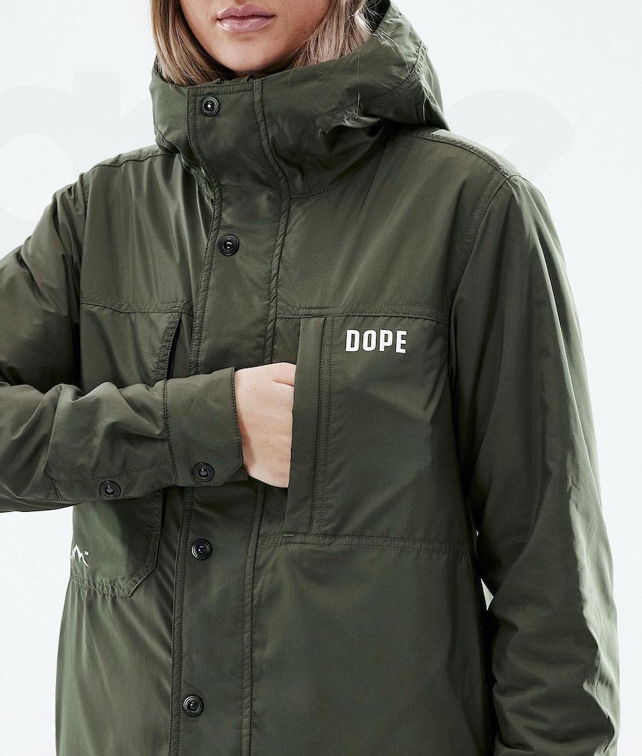 Dope Insulated W Outdoor-jacken Damen Olivgrün Grün | CH1331IS