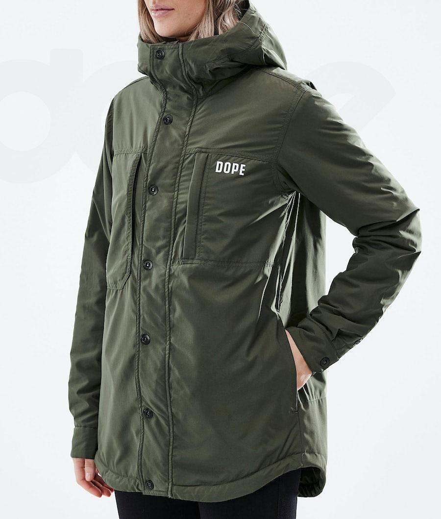 Dope Insulated W Outdoor-jacken Damen Olivgrün Grün | CH1331IS