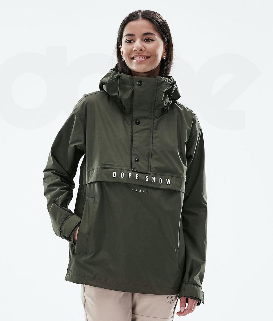 Dope Legacy Light W Outdoor-jacken Damen Olivgrün Grün | CH1326EX