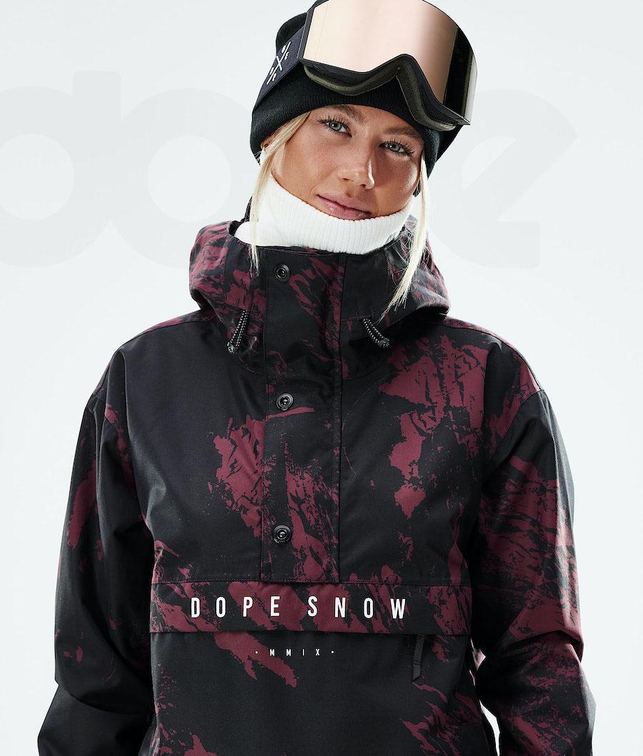 Dope Legacy W 2021 Paint Snowboardjacken Damen Bordeaux | CH1574JJ