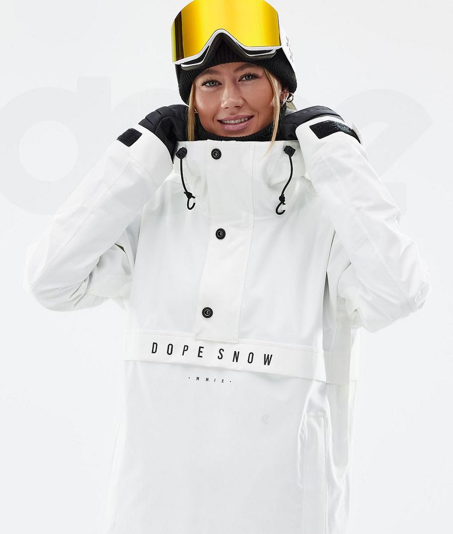 Dope Legacy W Old Snowboardjacken Damen Weiß | CH1573HK