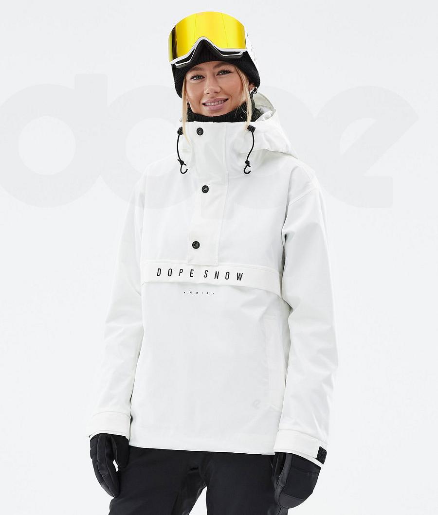 Dope Legacy W Old Snowboardjacken Damen Weiß | CH1573HK