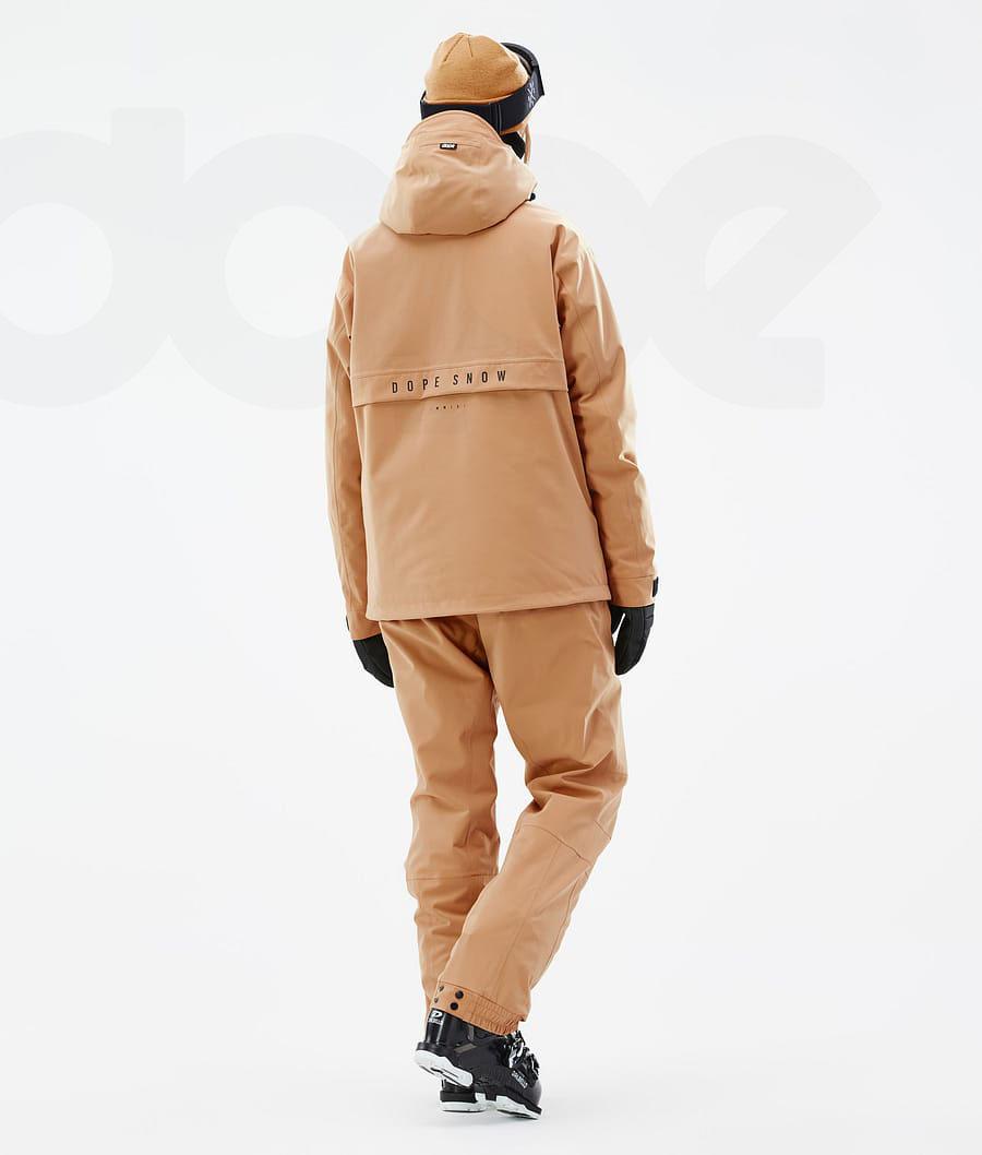 Dope Legacy W Skijacken Damen Khaki Gelb | CH1409IS