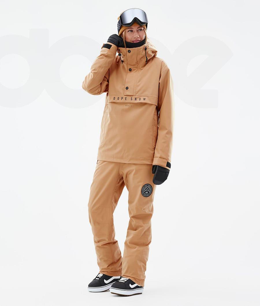 Dope Legacy W Snowboardjacken Damen Khaki Gelb | CH1577ZG