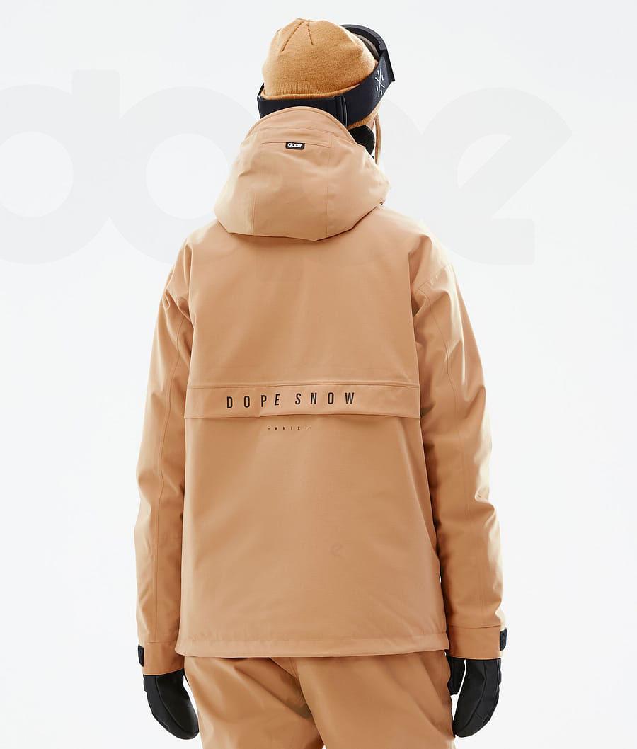 Dope Legacy W Snowboardjacken Damen Khaki Gelb | CH1577ZG