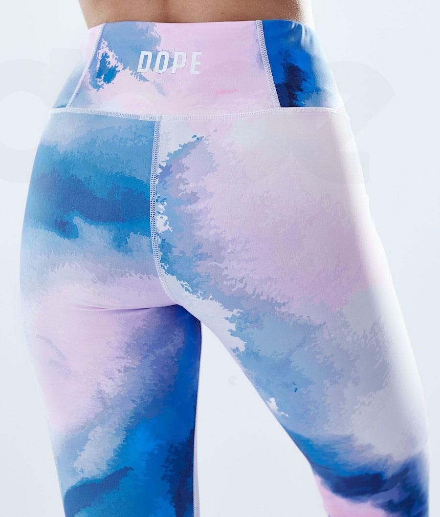 Dope Lofty Leggings Damen Blau Mehrfarbig | CH1279IS