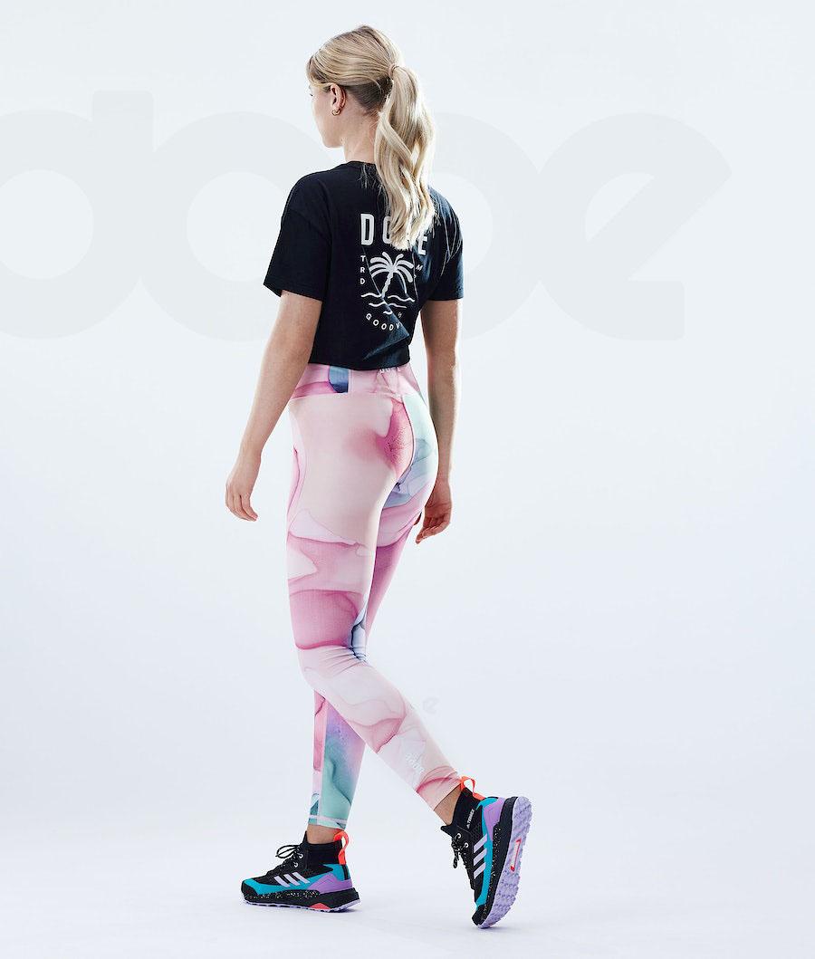 Dope Lofty Leggings Damen Rosa Mehrfarbig | CH1283SO