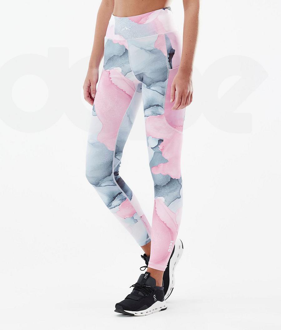 Dope Lofty Tech Blot Leggings Damen Mehrfarbig | CH1268VD