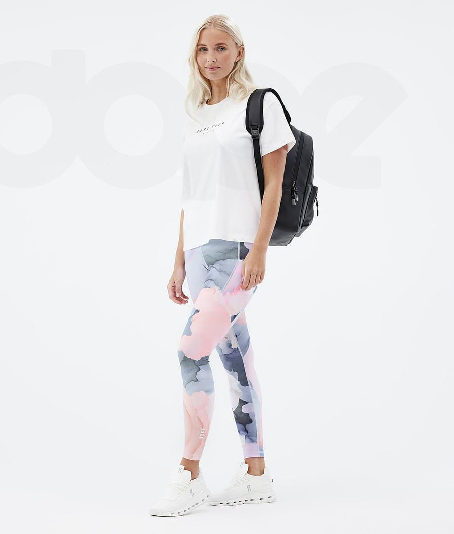 Dope Lofty Tech Blot Leggings Damen Weiß | CH1267CE