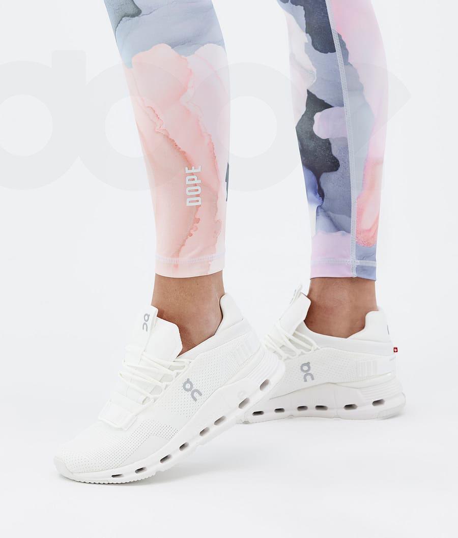 Dope Lofty Tech Blot Leggings Damen Weiß | CH1267CE