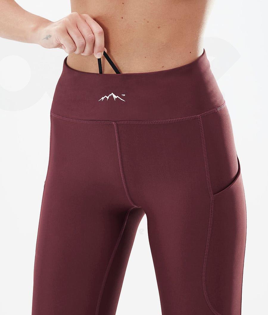 Dope Lofty Tech Burgundy Leggings Damen Bordeaux | CH1265ZG