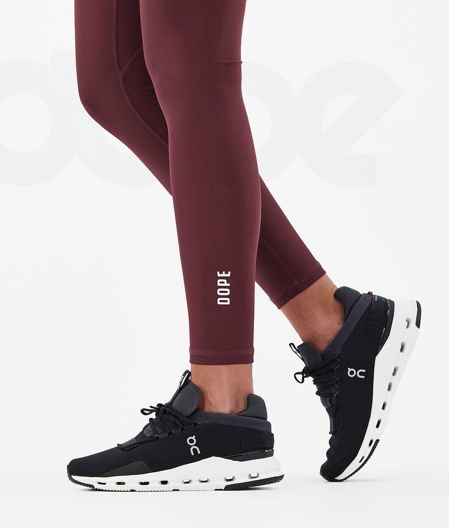 Dope Lofty Tech Burgundy Leggings Damen Bordeaux | CH1265ZG