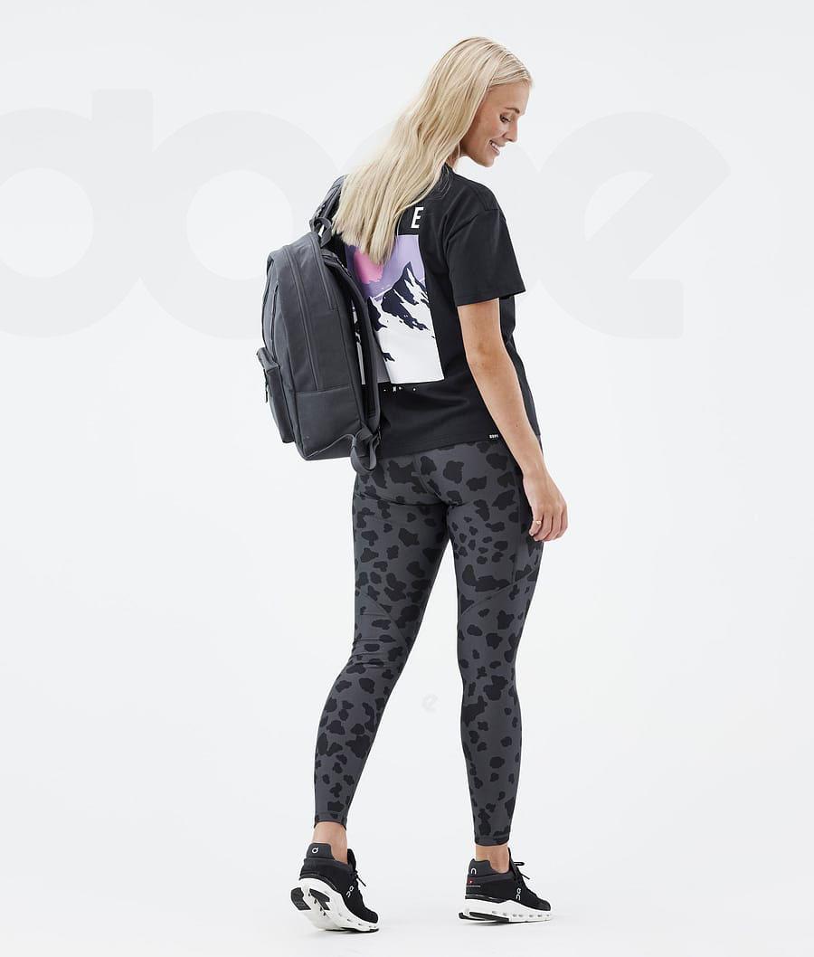 Dope Lofty Tech Dots Leggings Damen Schwarz | CH1263KI