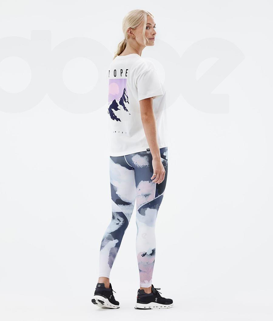 Dope Lofty Tech Leggings Damen Blau Mehrfarbig | CH1271MA