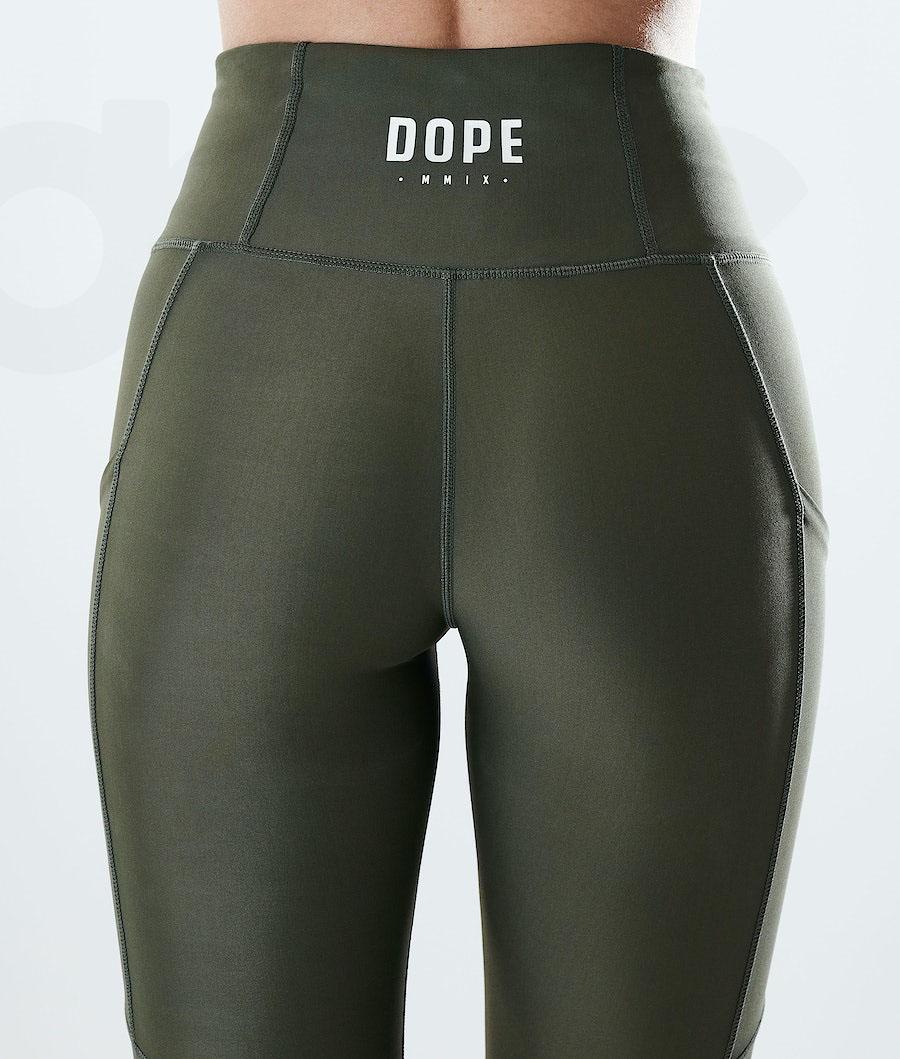 Dope Lofty Tech Leggings Damen Olivgrün Grün | CH1274EX