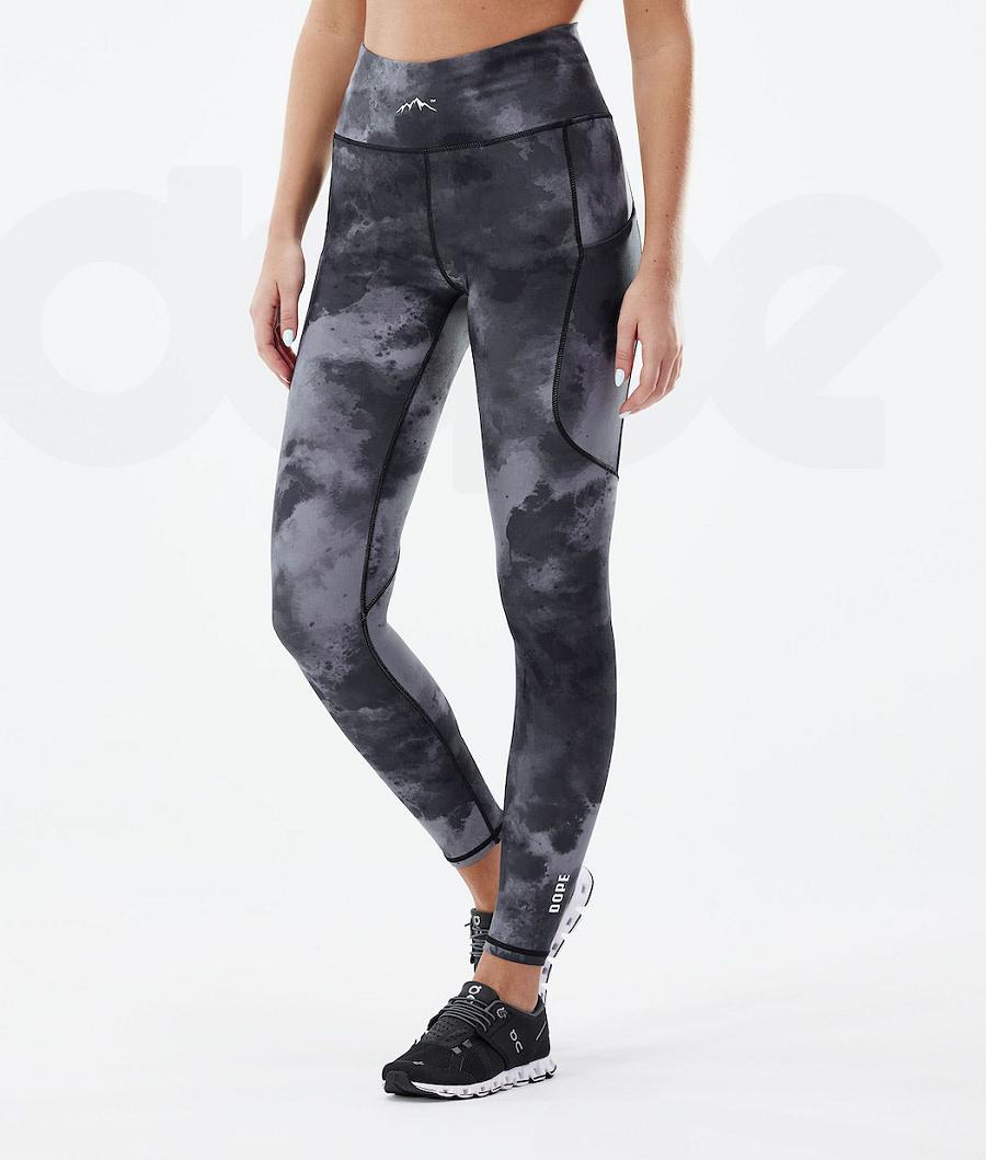 Dope Lofty Tech Leggings Damen Schwarz | CH1272QZ