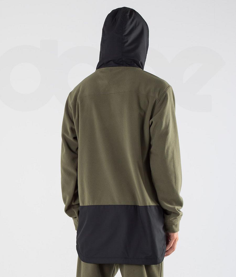 Dope Loyd Fleece Herren Schwarz Olivgrün Grün | CH2026QZ