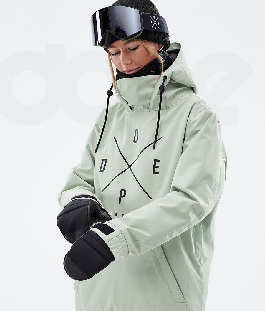 Dope Migoo W 2X-Up Snowboardjacken Damen Grün | CH1570DN