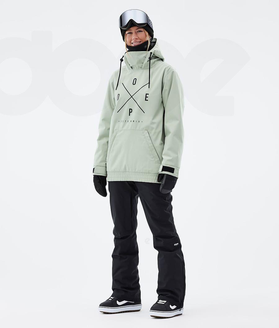 Dope Migoo W 2X-Up Snowboardjacken Damen Grün | CH1570DN