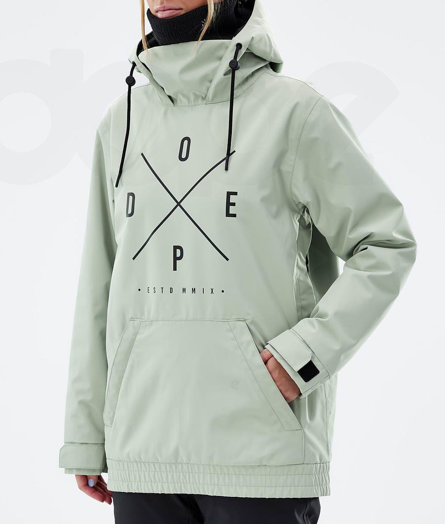 Dope Migoo W 2X-Up Snowboardjacken Damen Grün | CH1570DN