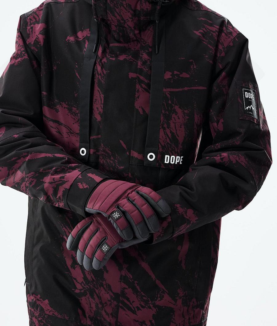 Dope Mojo Paint Skijacken Herren Bordeaux | CH2133RW